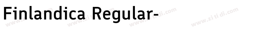 Finlandica Regular字体转换